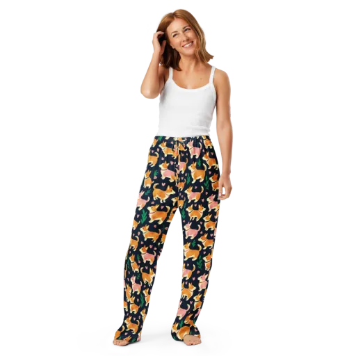 Paws And Petals on a Women's Pajama Pants