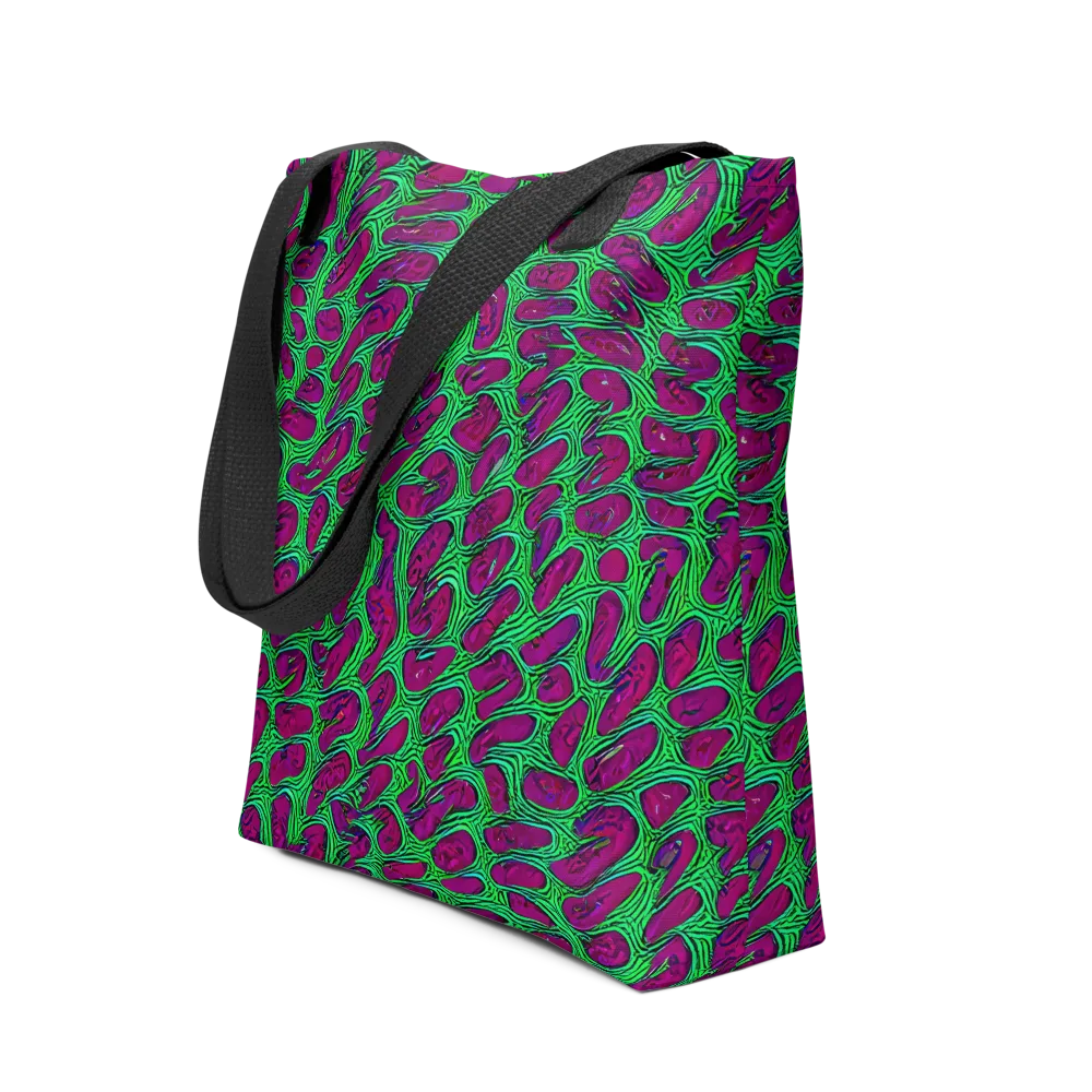 Neon Amoeba on Tote Bag — Front