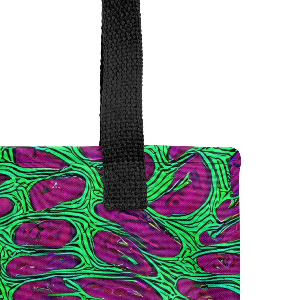 Neon Amoeba on Tote Bag — Product details