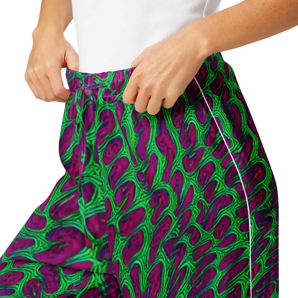 Neon Amoeba on Women's Pajama Pants — Product details