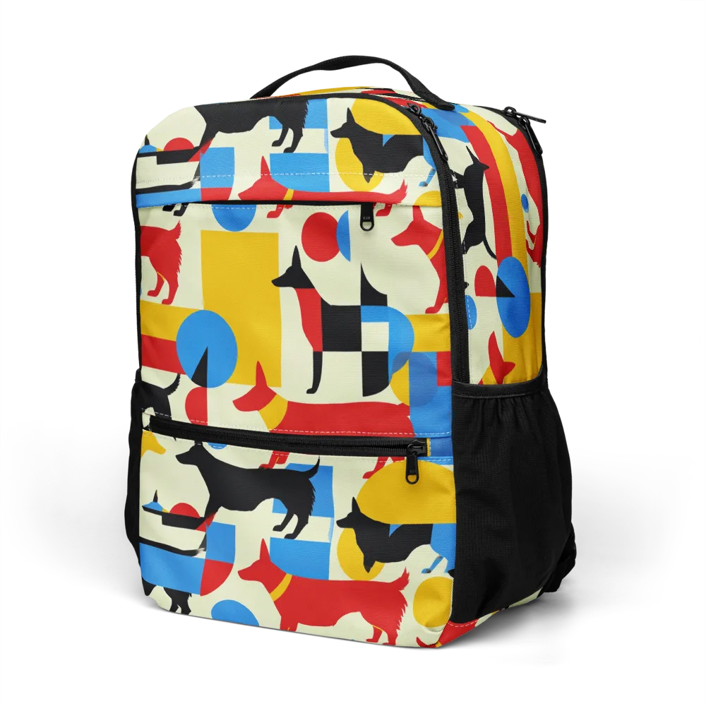 Chromatic Canine on Utility Backpack — Left Front