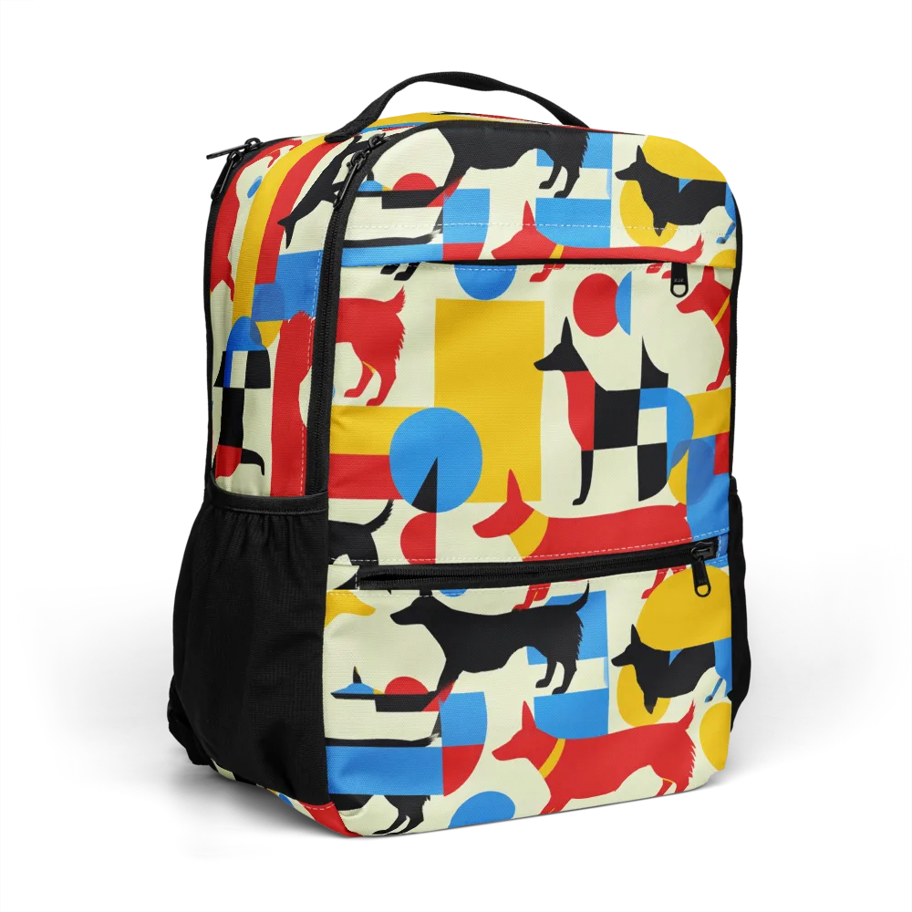 Chromatic Canine on Utility Backpack — Right Front