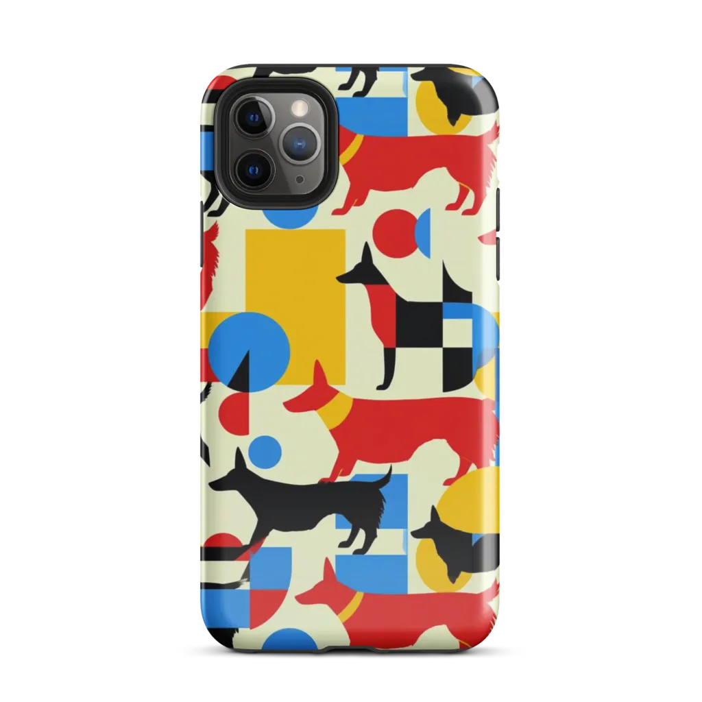 Chromatic Canine on Tough Case for iPhone® — Front