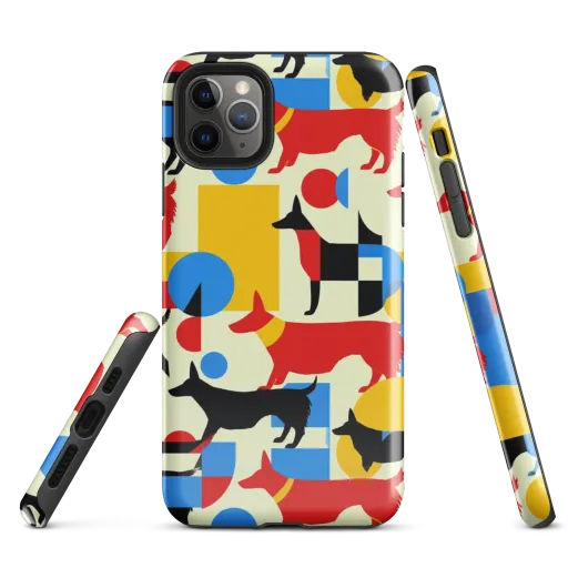 Chromatic Canine on a Tough Case for iPhone®