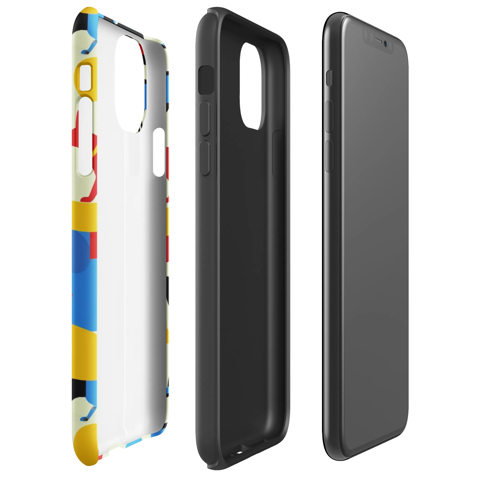 Chromatic Canine on Tough Case for iPhone® — Right