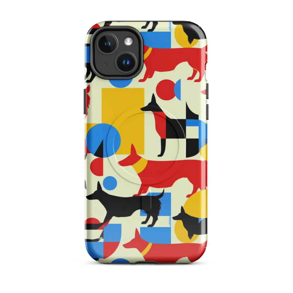 Chromatic Canine on MagSafe Tough Case for iPhone® — Front