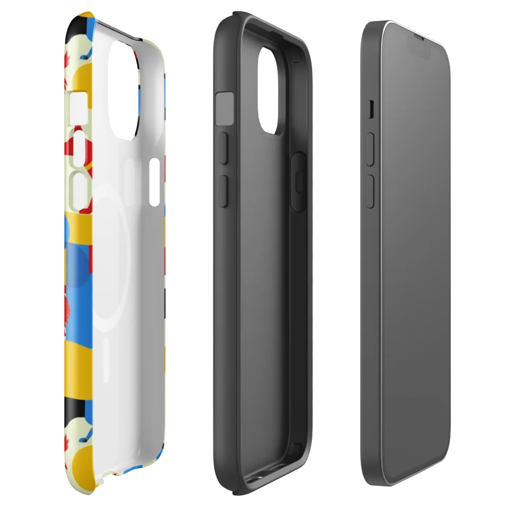 Chromatic Canine on MagSafe Tough Case for iPhone® — Front