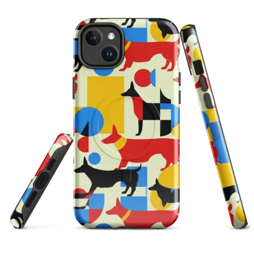Chromatic Canine on a MagSafe Tough Case for iPhone®