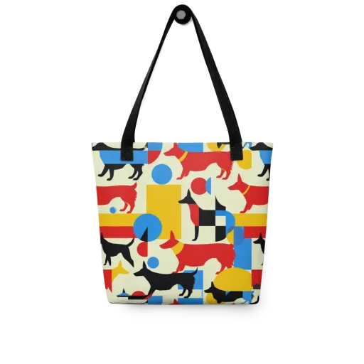 Chromatic Canine on a Tote Bag