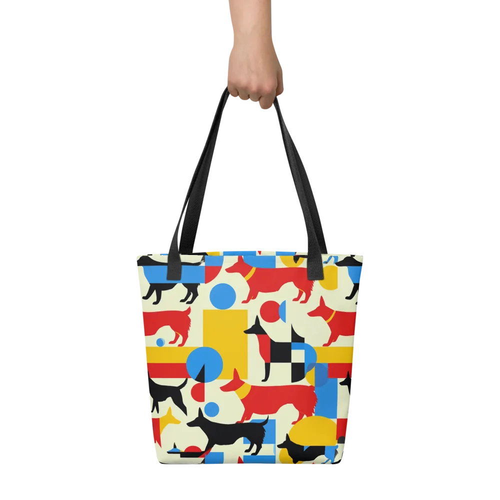Chromatic Canine on Tote Bag — Front