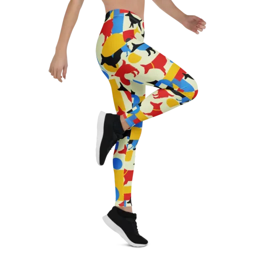 Chromatic Canine on a Leggings