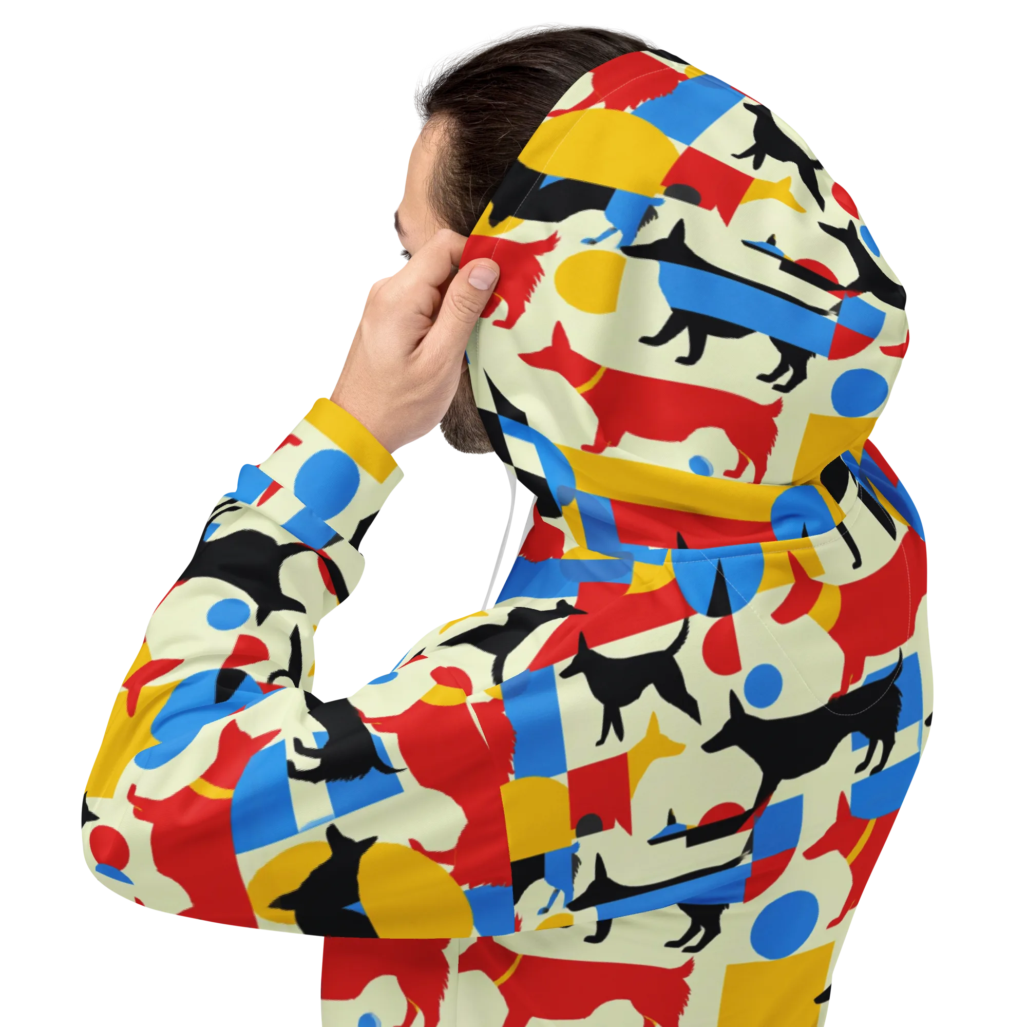 Chromatic Canine on Hoodie — Back