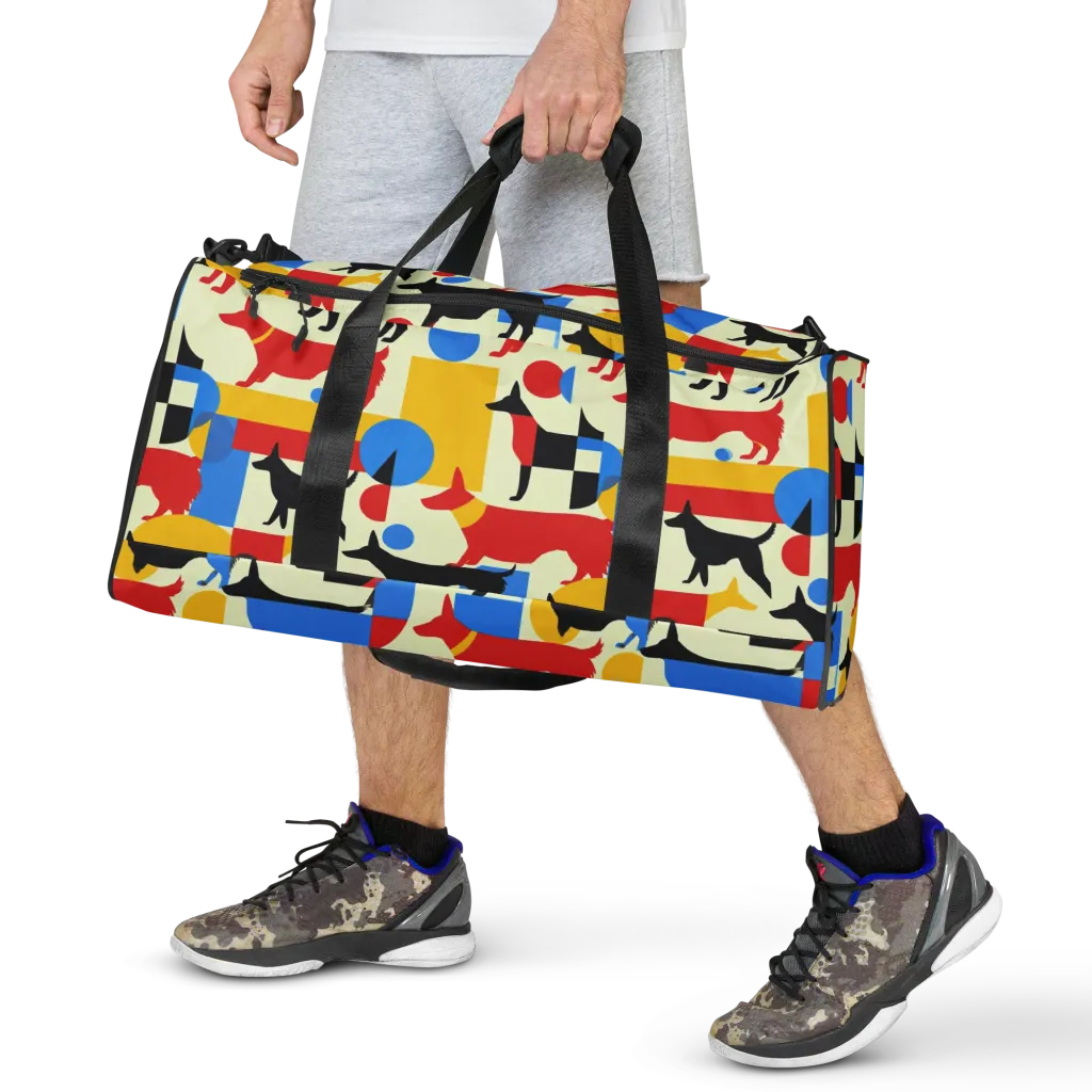 Chromatic Canine on Duffle Bag — Front