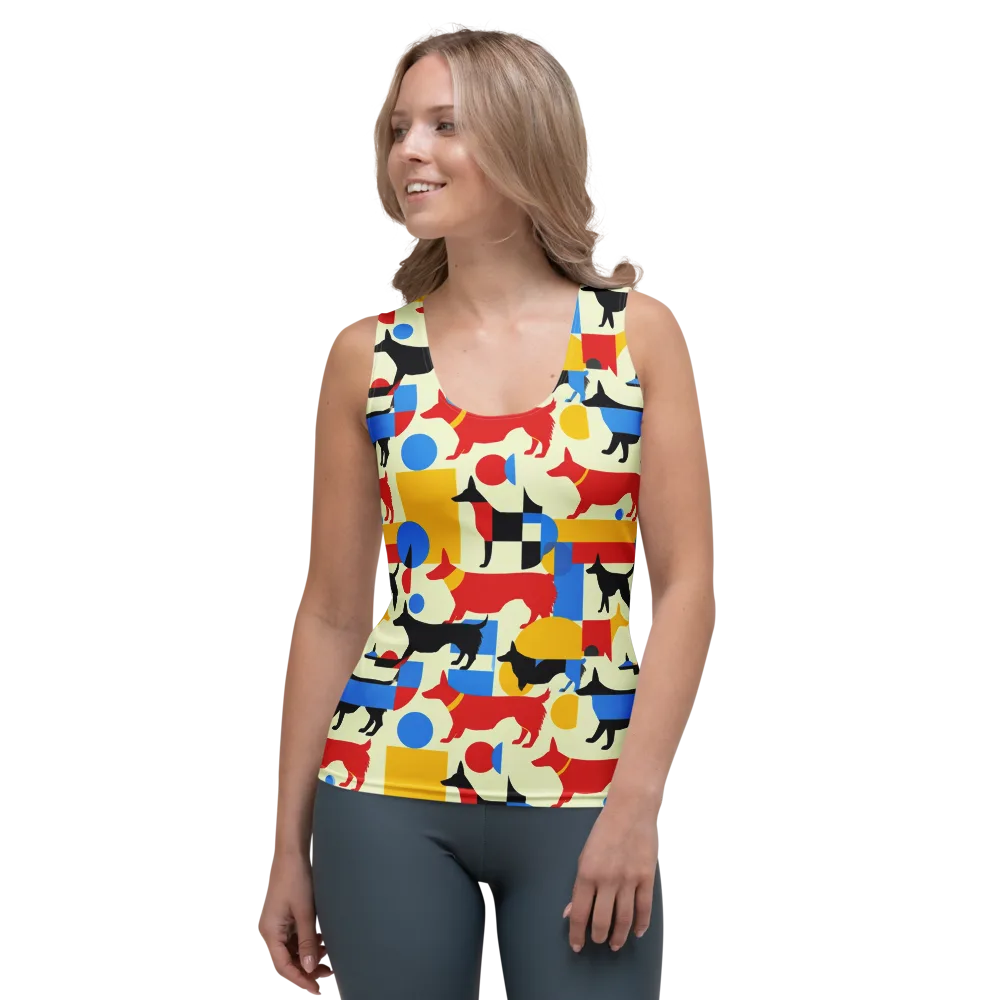 Chromatic Canine on Women's Tank Top — Front