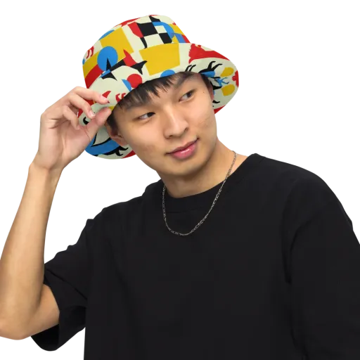 Chromatic Canine on a Reversible Bucket Hat