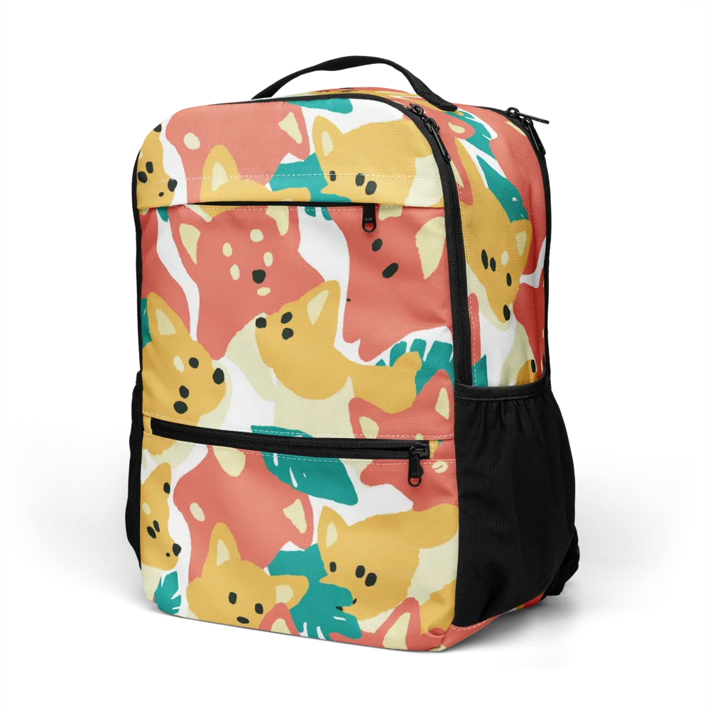 Purrfect Palette on Utility Backpack — Left Front