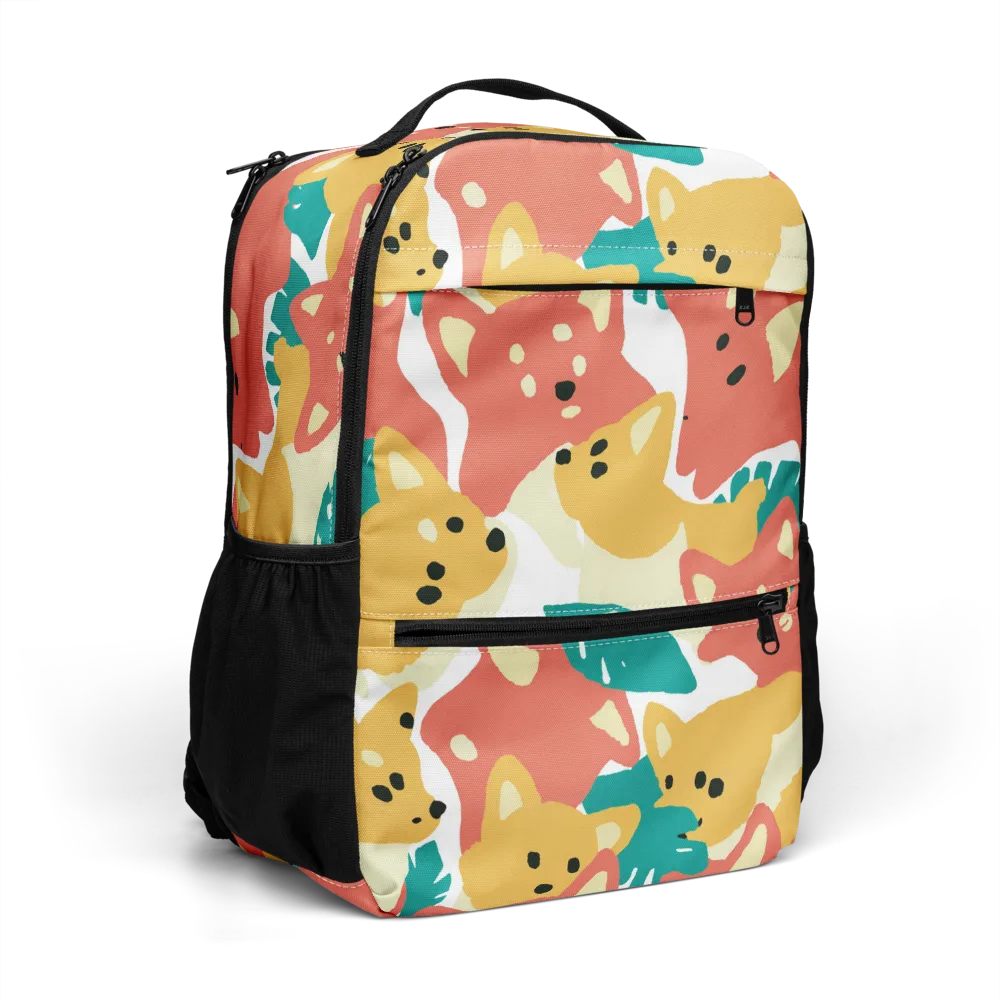 Purrfect Palette on Utility Backpack — Right Front