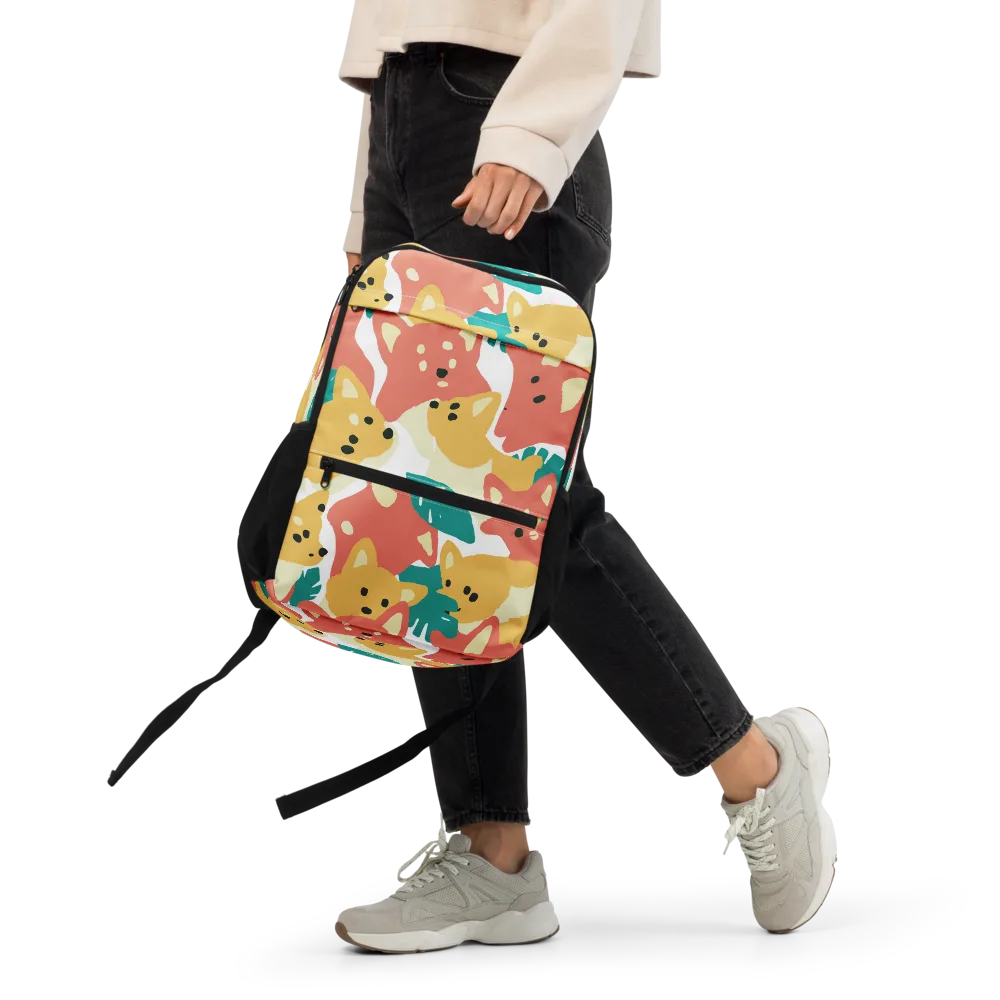 Purrfect Palette on Utility Backpack — Front