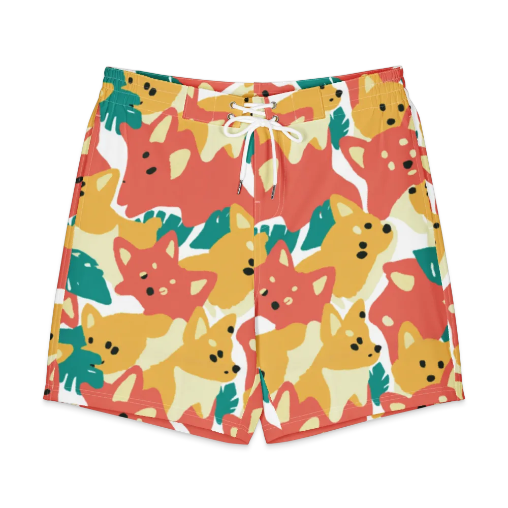 Purrfect Palette on Men's Board Shorts — Front
