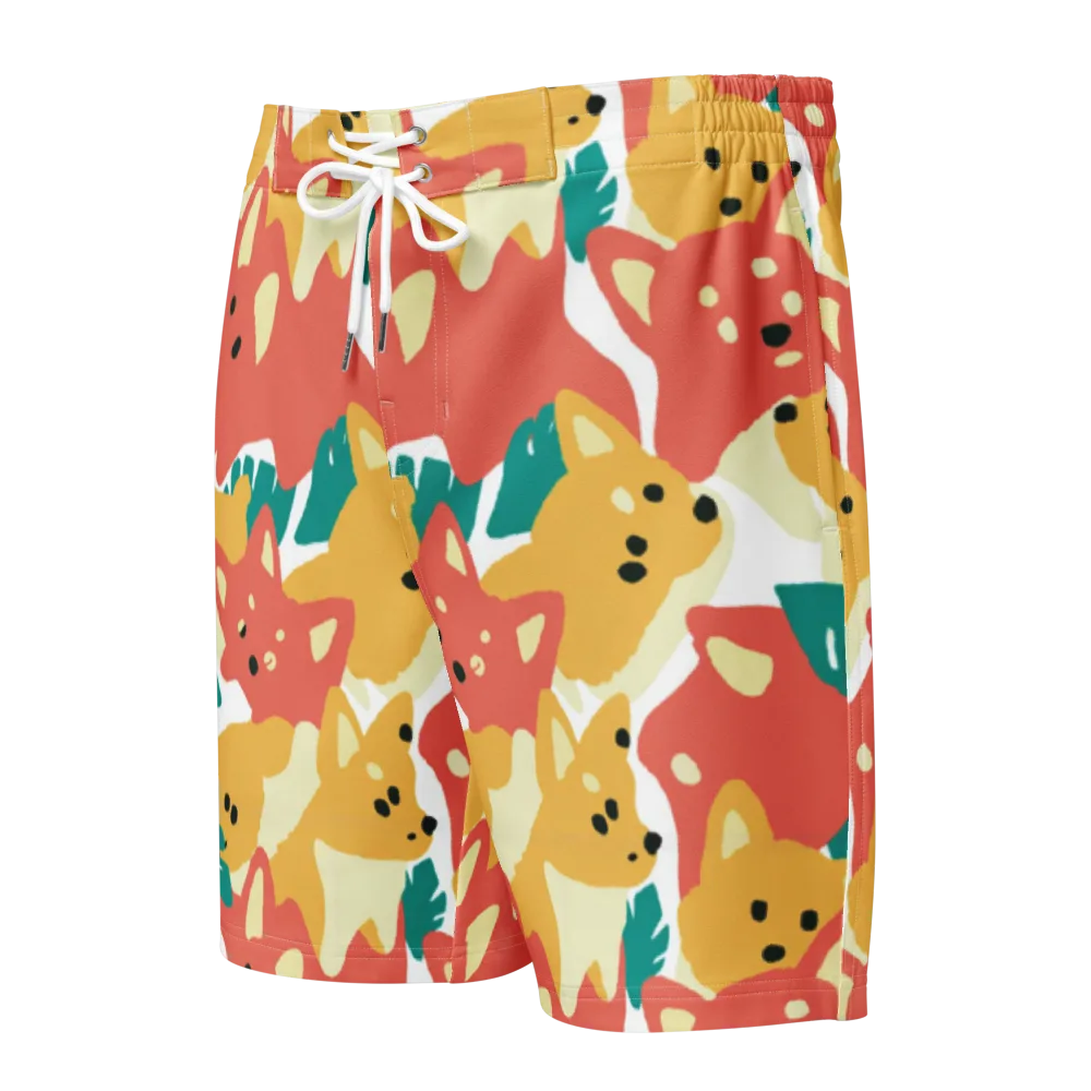 Purrfect Palette on Men's Board Shorts — Front