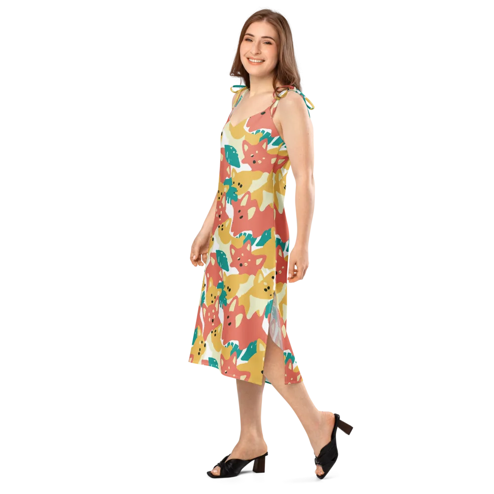 Purrfect Palette on Slip Dress — Left Front
