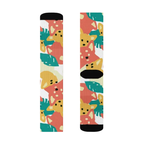 Purrfect Palette on a Socks
