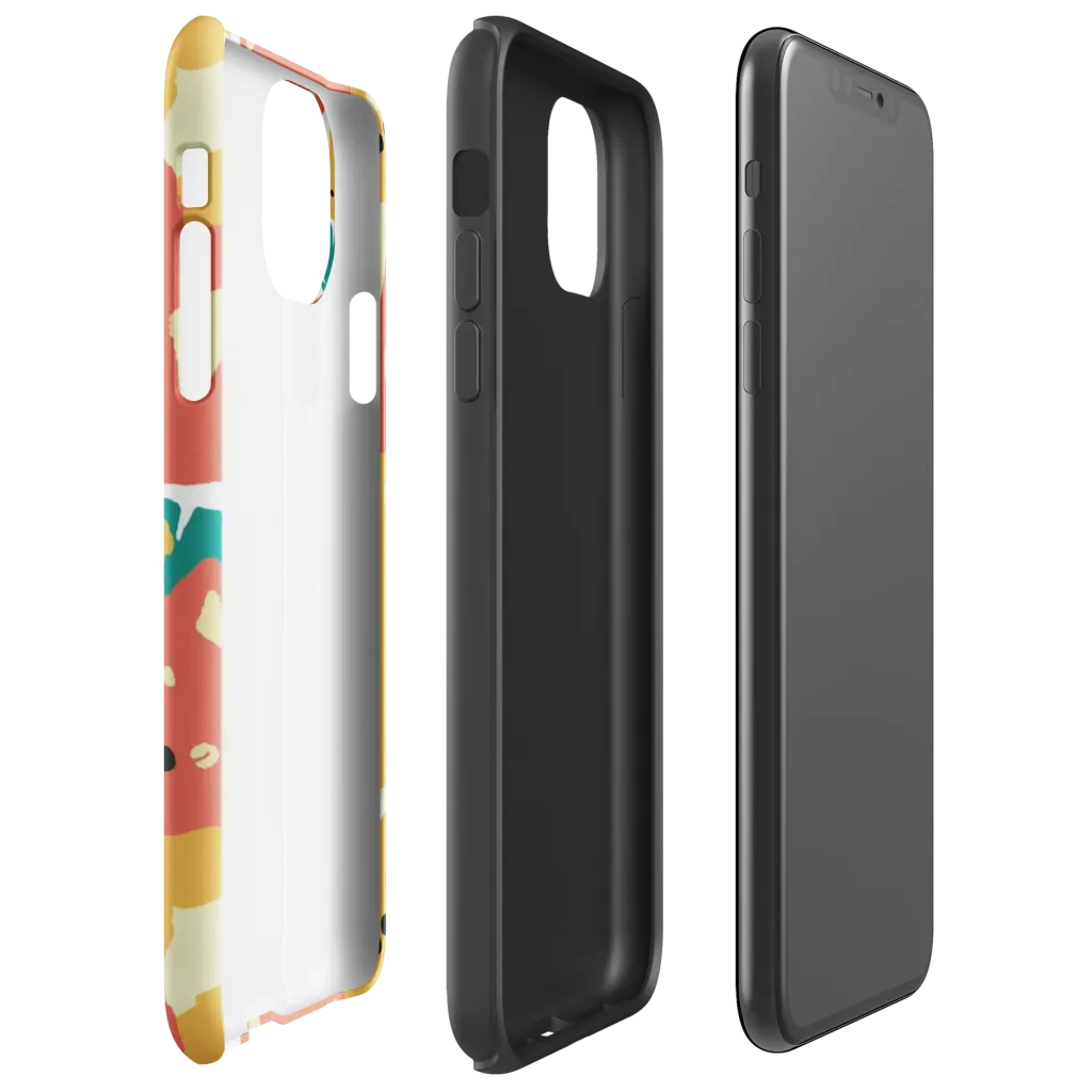 Purrfect Palette on Tough Case for iPhone® — Right