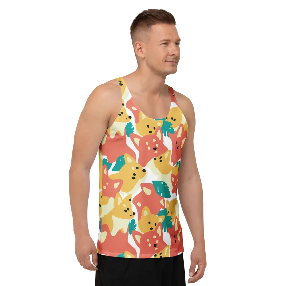 Purrfect Palette on Men's Tank Top — Right Front