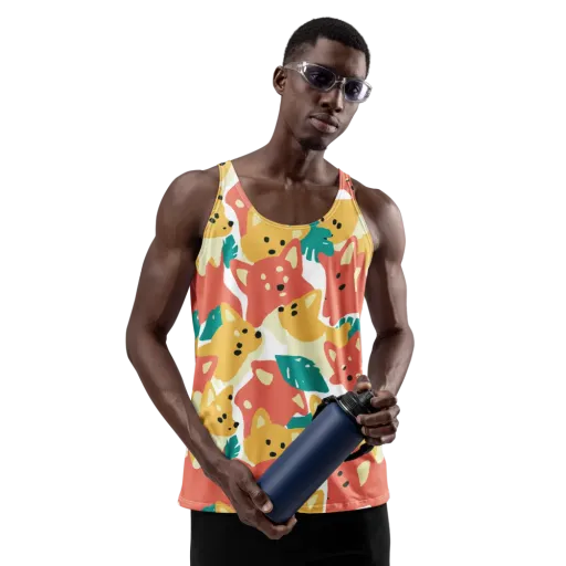 Purrfect Palette on a Men's Tank Top
