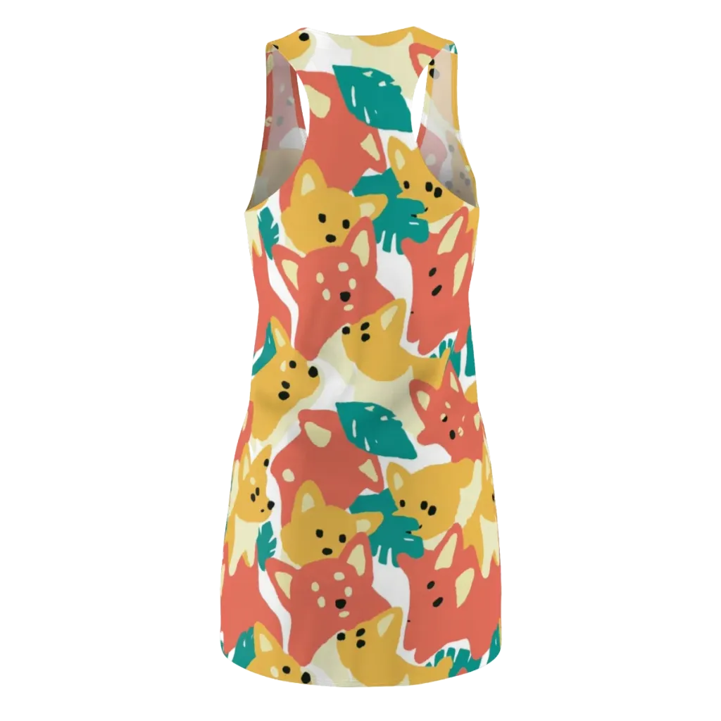 Purrfect Palette on Racerback Dress — Back
