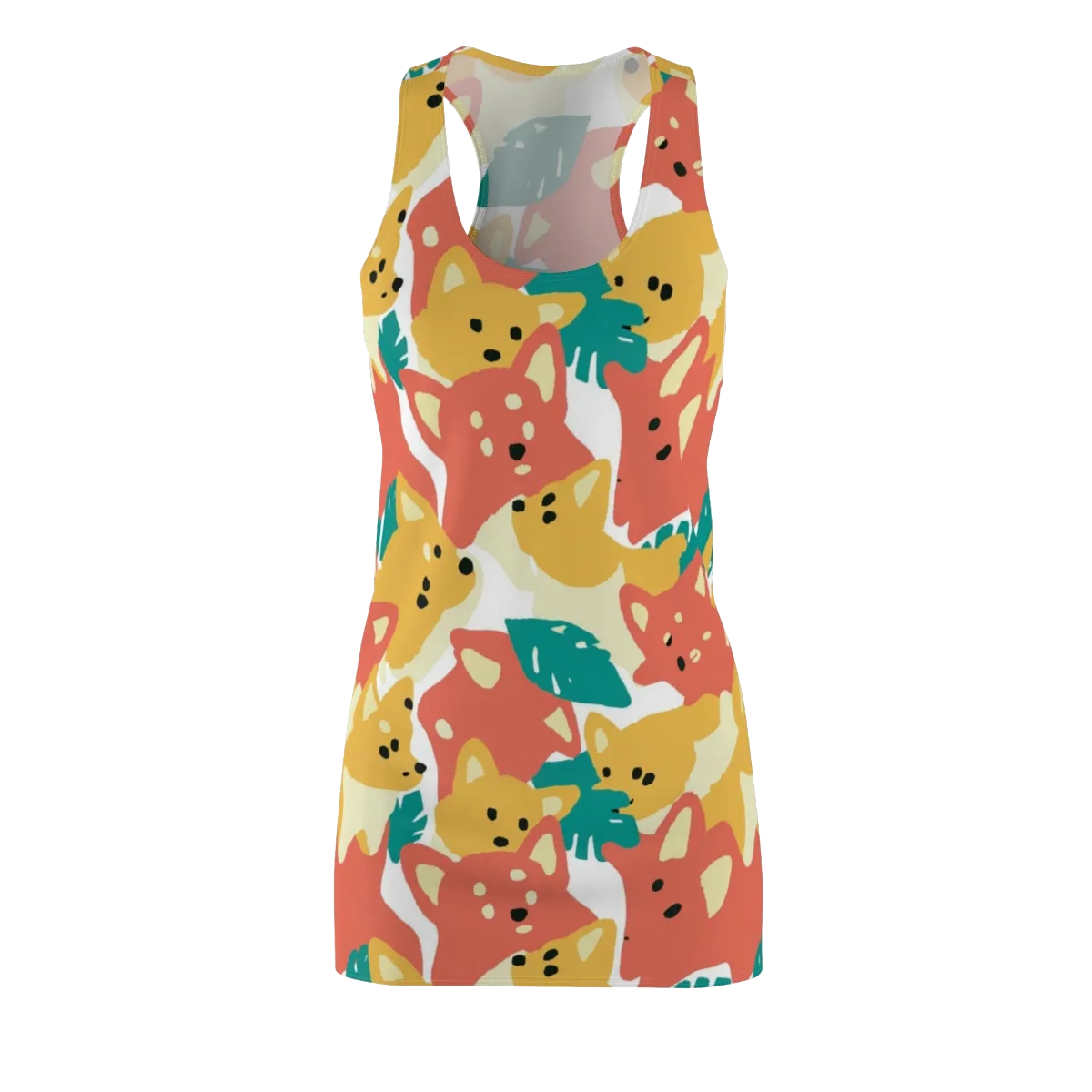 Purrfect Palette on Racerback Dress — Front