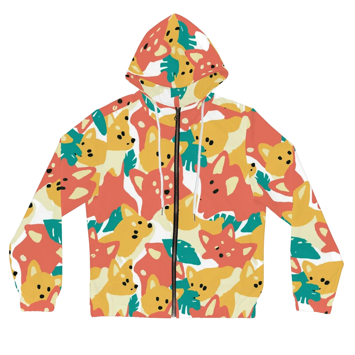 Purrfect Palette on Women's Full-Zip Hoodie — Front