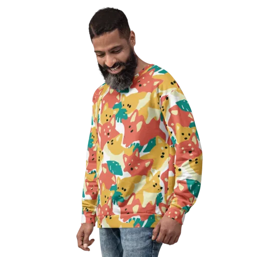 Purrfect Palette on a Sweatshirt