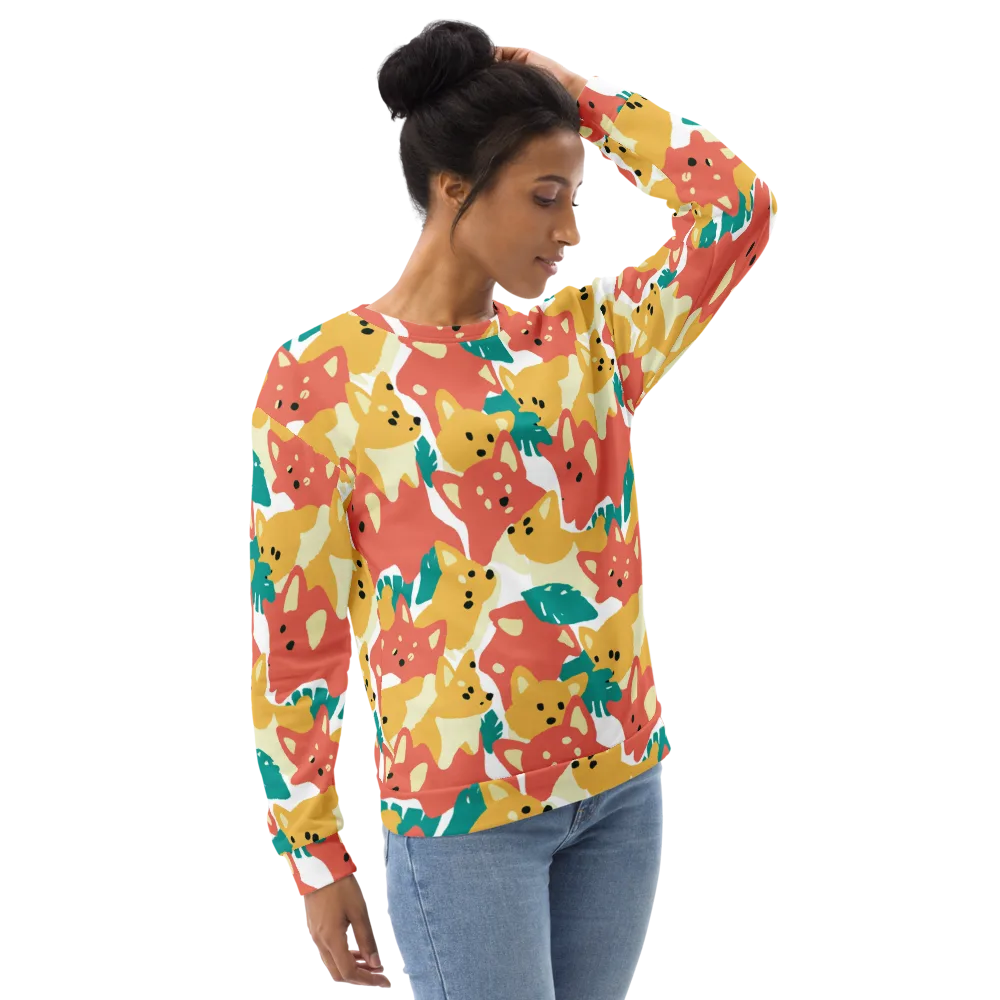 Purrfect Palette on Sweatshirt — Right Front