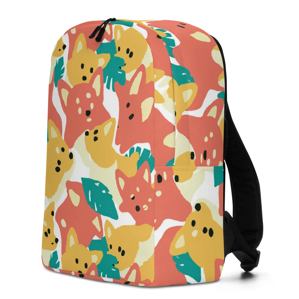 Purrfect Palette on Minimalist Backpack — Left