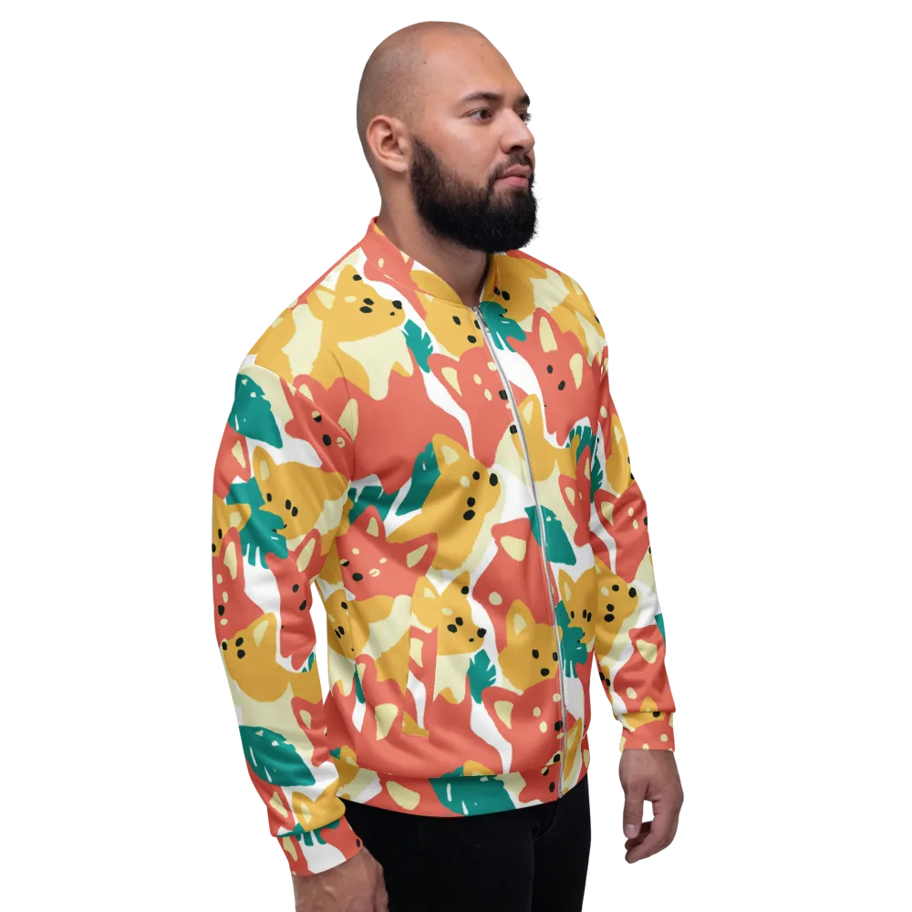 Purrfect Palette on Bomber Jacket — Right