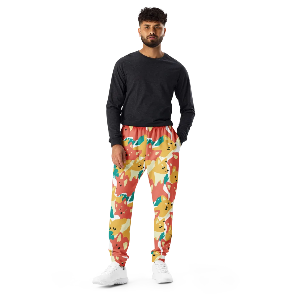 Purrfect Palette on Men's Joggers — Front