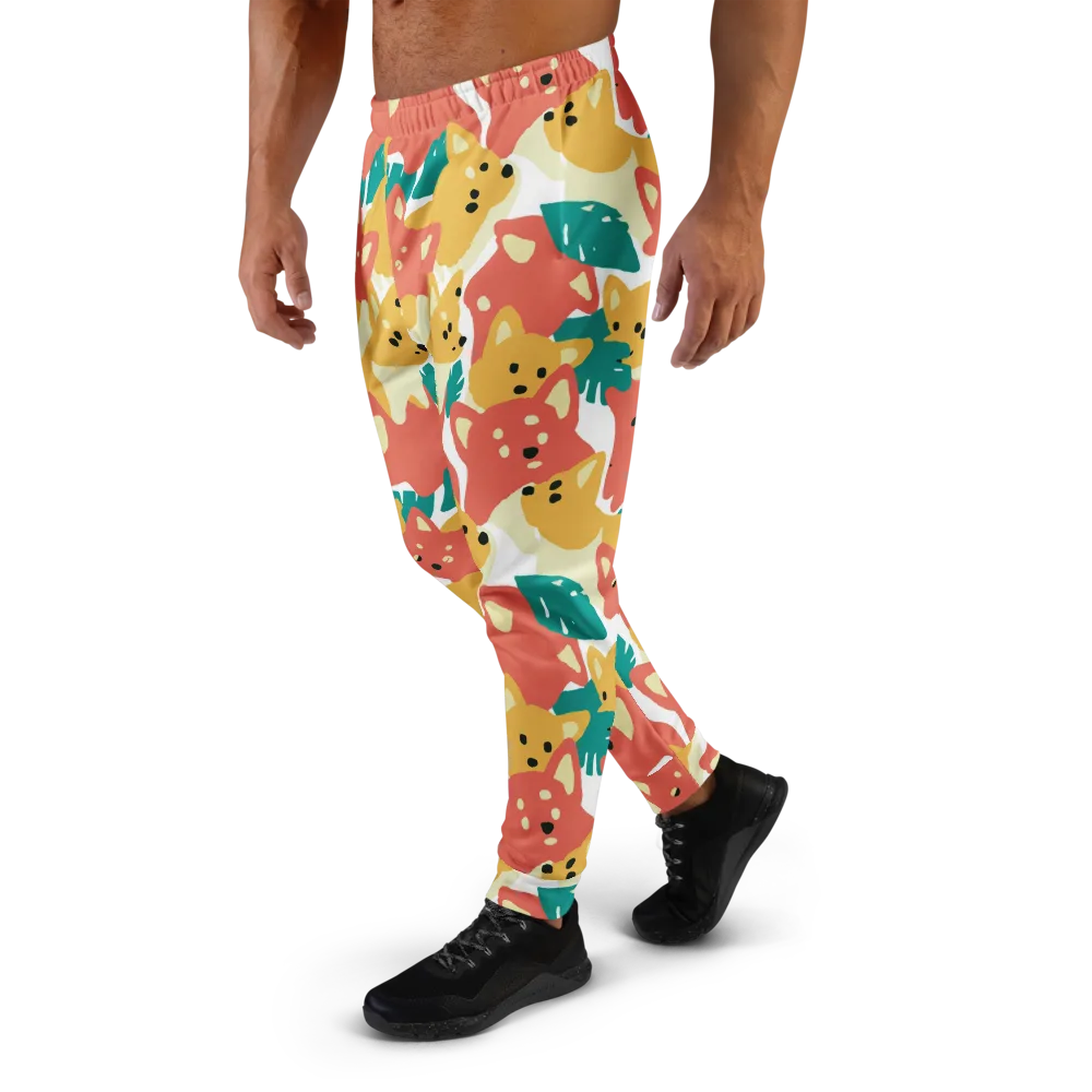 Purrfect Palette on Men's Joggers — Left