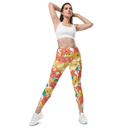 Purrfect Palette on a Leggings with Pockets