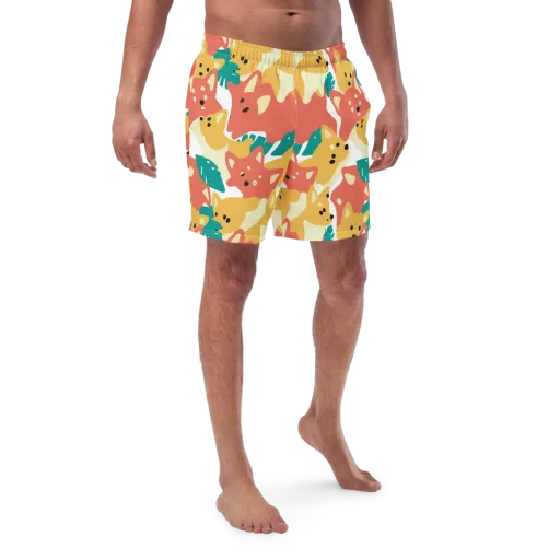Purrfect Palette on a Swim Trunks