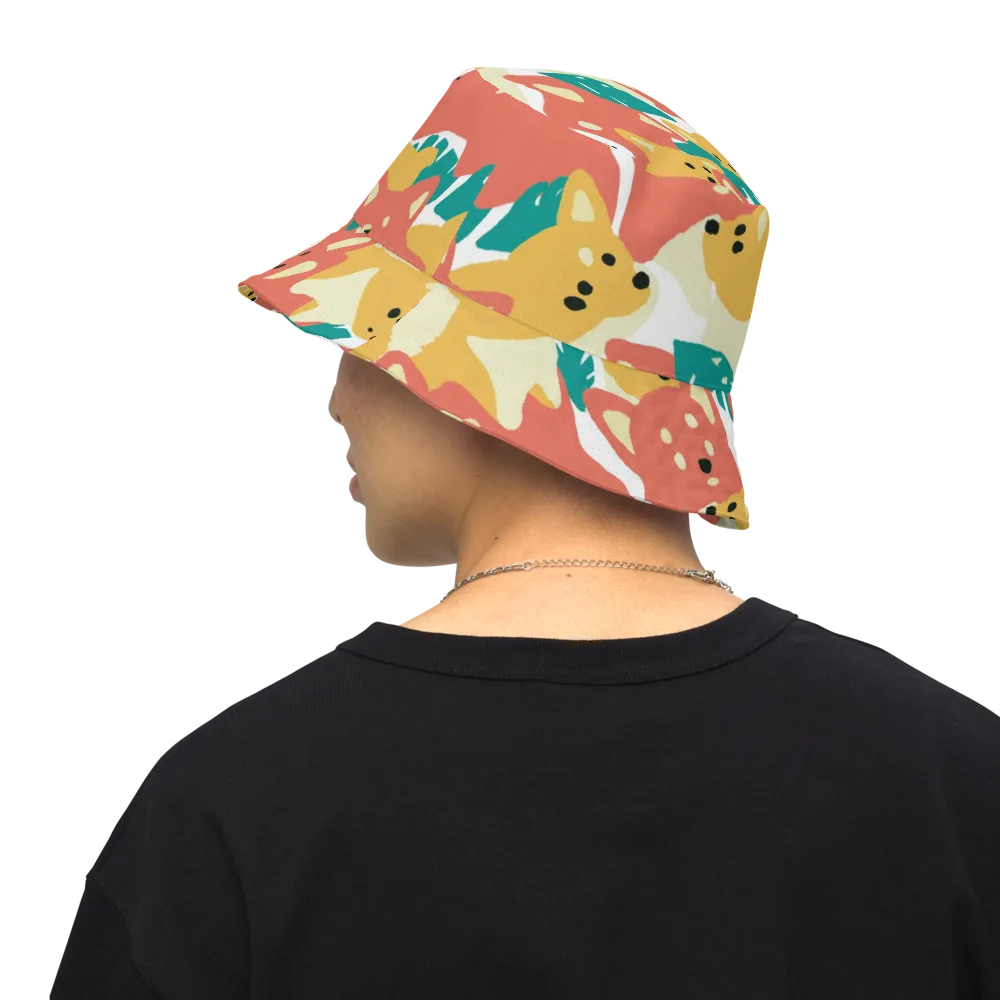 Purrfect Palette on Reversible Bucket Hat — Back Inside