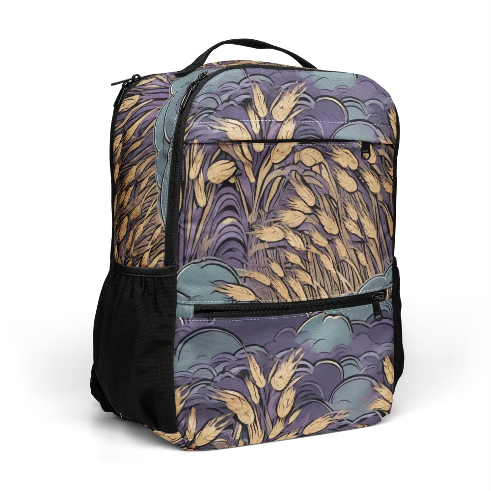 Lavender Harvest on Utility Backpack — Right Front