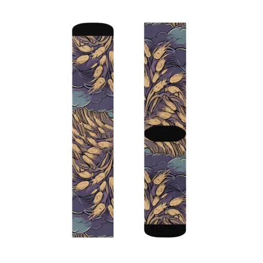 Lavender Harvest on a Socks