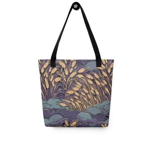 Lavender Harvest on a Tote Bag