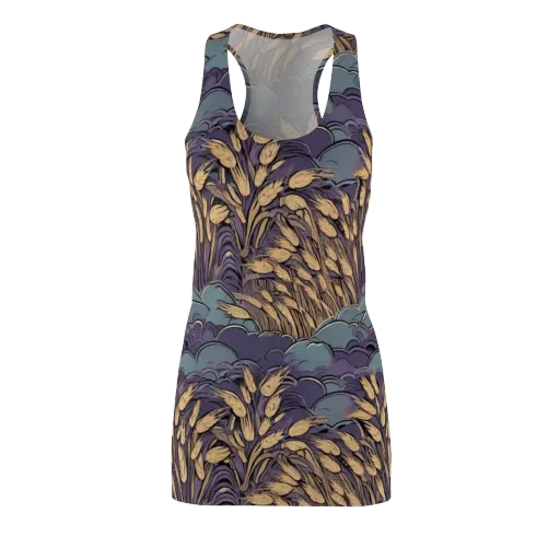 Lavender Harvest on a Racerback Dress