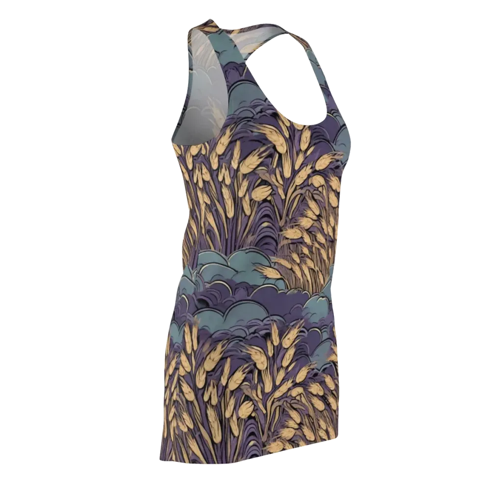 Lavender Harvest on Racerback Dress — Front Side