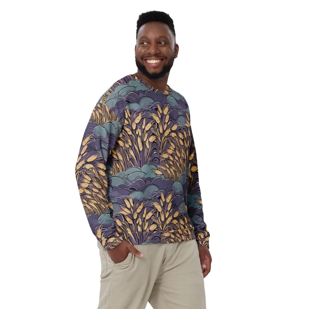 Lavender Harvest on Sweatshirt — Front