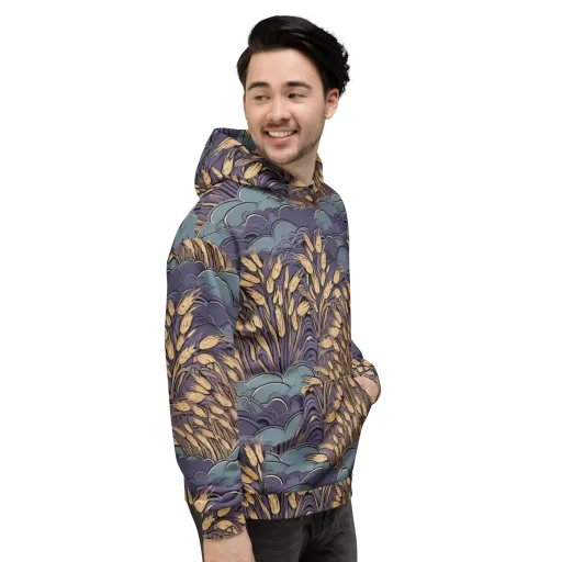 Lavender Harvest on a Hoodie