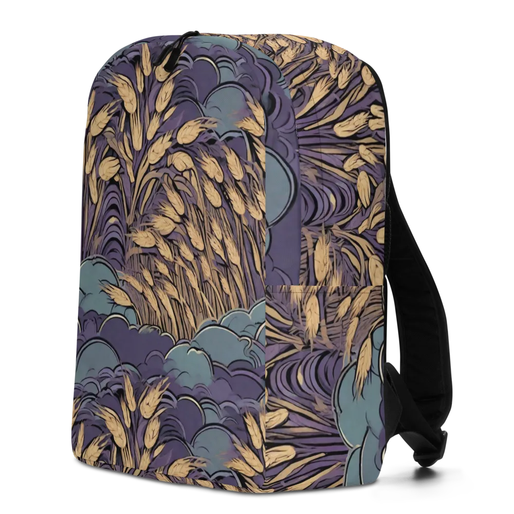 Lavender Harvest on Minimalist Backpack — Left