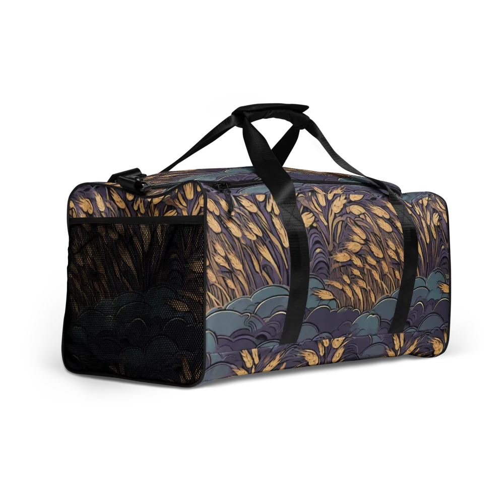 Lavender Harvest on Duffle Bag — Right Front